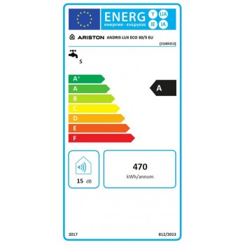 Водонагреватель Ariston Andris Lux Eco 30 L над раковиной