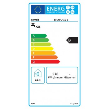 Ferroli BRAVO Elektriskais ūdens sildītājs 10 L, zem izlietnes