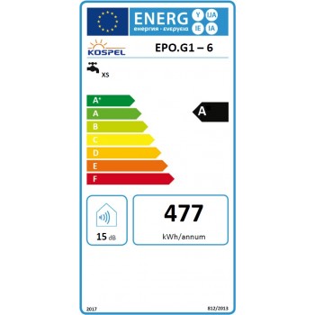 Kospel Amicus EPO.G-6kW Caurplūdes ūdens sildītājs, 230/380V