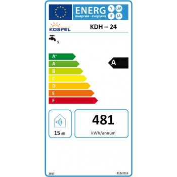 Kospel Luxus KDH-24kW Caurplūdes ūdens sildītājs, 380V