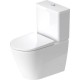 Tualetes pods apakša Duravit D-Neo Rimless, 370x650 mm, bez vāka, universāls izvads, balta