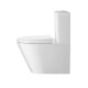 Tualetes pods apakša Duravit D-Neo Rimless, 370x650 mm, bez vāka, universāls izvads, balta