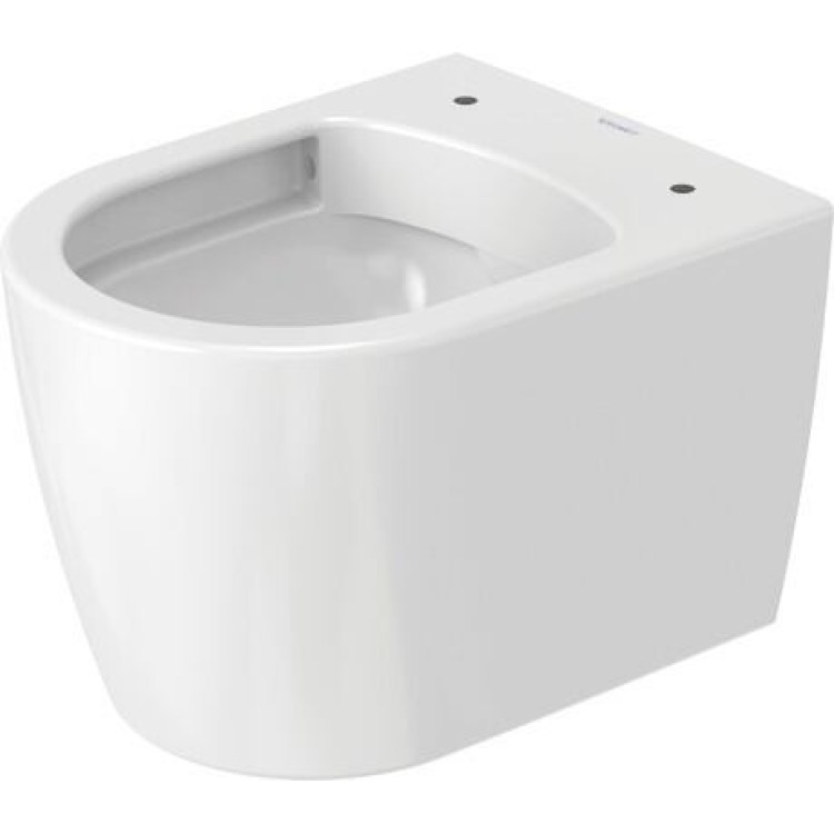 Подвесной унитаз Duravit ME by Starck Compact Rimless, без крышки, 370х480 мм, Durafix, белый WG