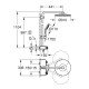 Dušas sistēma Grohe ar termostatu SmartControl Euphoria Duo 310, hroms/balts