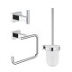 Aksesuāru komplekts Grohe Essentials Cube City 3-in-1, hroms