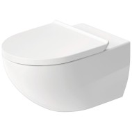 Piekaramais tualetes pods Duravit Architec Rimless, ar Soft Close vāku 365x575 mm, balts