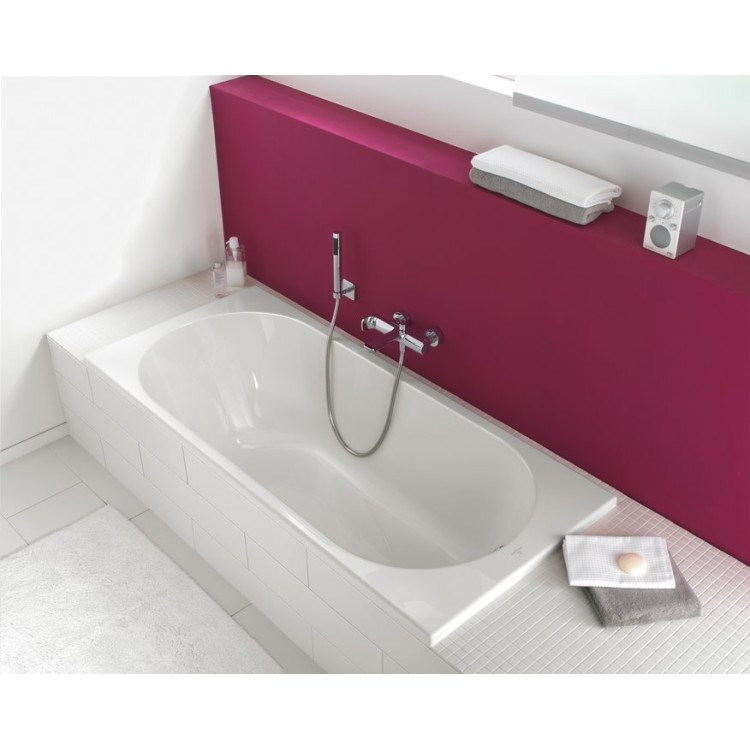 Vanna Villeroy&Boch O.Novo taisnstūra  akrila 1600x700, Balta