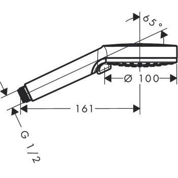 Dušas Klausule Hansgrohe Crometta Vario