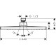 Dušas Galva Hansgrohe Crometta E 240 1jet, hroms