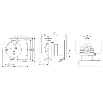 Cirkulācijas sūknis Grundfos MAGNA1 25-40