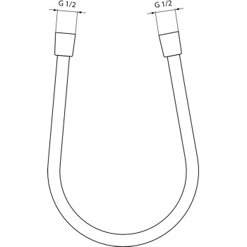 Dušas šļūtene Ideal Standard IdealFlex dušas šļūtene, L=1250mm