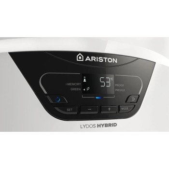 Elektriskais Ūdens Sildītājs (Boilers) Ariston Lydos Hybrid 80l, Vertikāls, 80l, 1.2kW 3629052