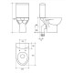 Tualetes Pods Cersanit Parva 001 K27-027 Rimless Ar Horizontālo Izvadu (90°), (Soft Close) Vāks, Balts (K27-027)