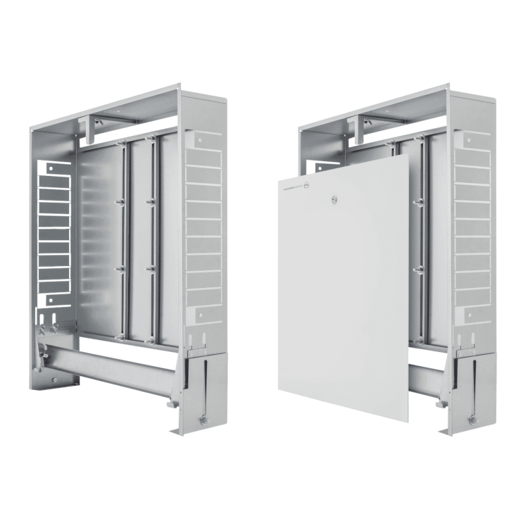 Zemapmetuma Kolektoru Skapis Kan-therm SLIM+ 1200mm 75-85x120x11x160cm, Balts