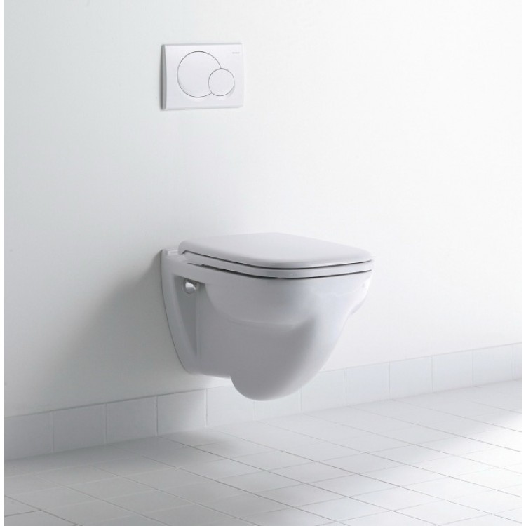 Duravit D-CODE Piekaramais WC ar vāku, 45351900A1