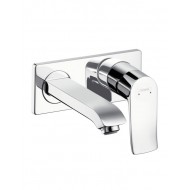 Hansgrohe Metris Iebūvējamais izlietnes j-krāns , hroms 31085000