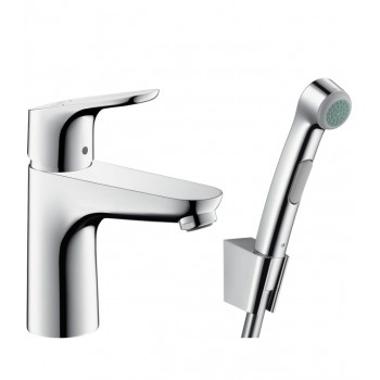 Izlietnes maisītājs Hansgrohe Focus 100 Bidette 1jet, hroms