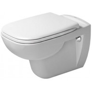 Duravit D-CODE Piekaramais WC ar soft close vāku, 45350900A1