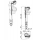 Alcaplast WC poda iepildīšanas vārsts A17-1-2 1/2