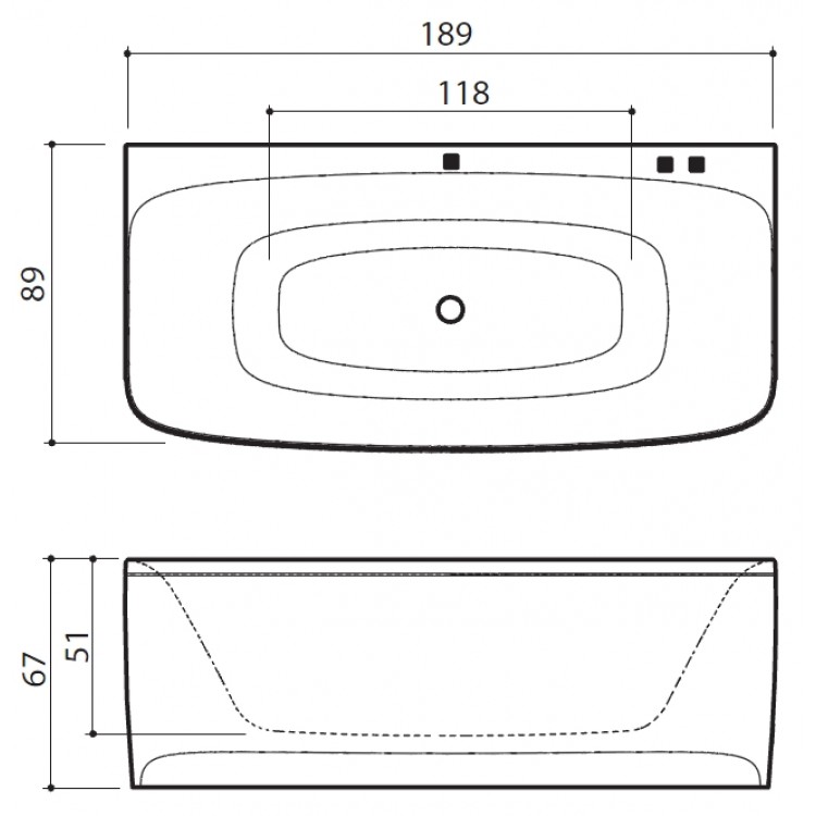 Balteco Vanna LOOP 189x89cm