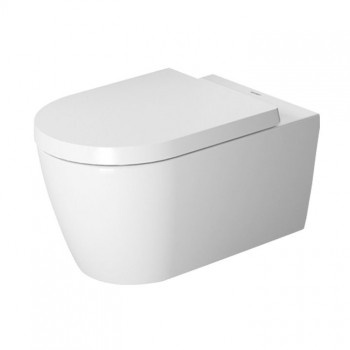 Duravit ME by Starck Rimless Piekaramais WC pods ar SC vāku, 45290900A1