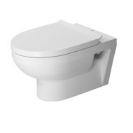 Piekaramais tualetes pods Duravit No.1 Rimless, ar SC vāku 365x540 mm, balts