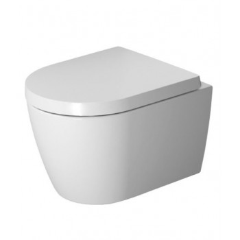 Duravit ME by Starck Compact Rimless Piekaramais WC pods ar vāku, 45300900A1