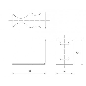 Ferroli radiatoru stiprinājums 1 gab., B-691736