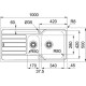 FRANKE Virtuves izlietne Euroform 78x48 cm, EFN 651-78