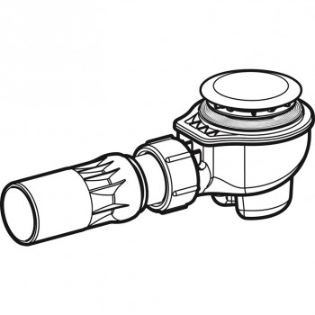 Geberit Dušas paliktņa sifons d52, 150.681.21.1