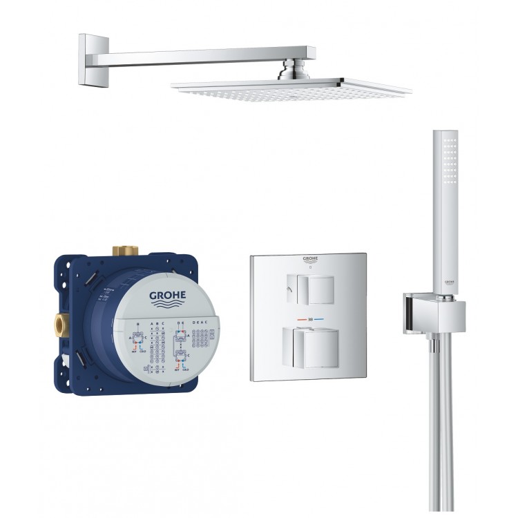 GROHE Grohtherm Cube  Iebūvējamā dušas sistēma, 34741000 (C)