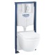 Komplekts Grohe Euro Ceramic WC+rāmis Rapid SL+poga 39536000