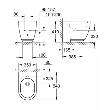 Grohe Essence Bidē, 3957500H