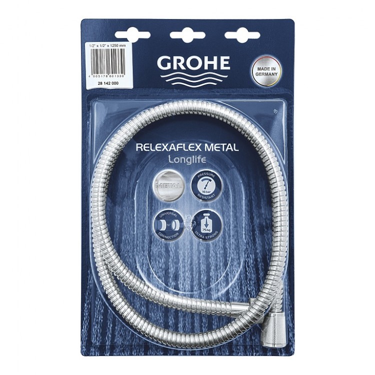 Grohe Rolaflex Longlife Шланг для душа, L=1250, 28142000