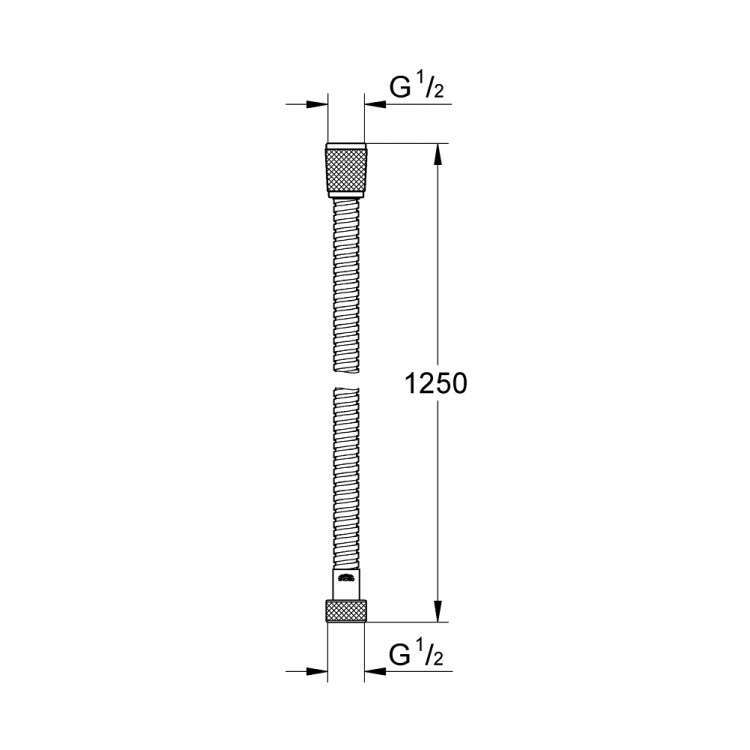 Grohe Rolaflex Longlife Шланг для душа, L=1250, 28142000