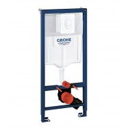 Montāžas rāmis komplekts Grohe, podam, taustiņš Skate Air balts 38505SH0, stiprinājumi, 500x230 mm, h=1130 mm