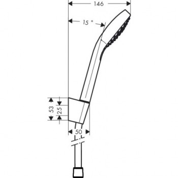 Hansgrohe Душевой набор Croma Select S Vario Porter, 26411400