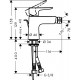 Hansgrohe Talis E Bidē jaucējkrāns, 71720670