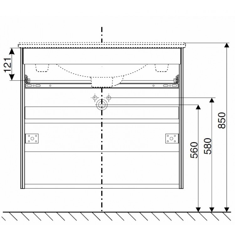 IFO Sense Skapītis ar izlietni  90cm, 47386