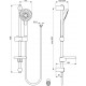 Ideal Standard Rain Evo Душевой набор 3-режима, B2620AA