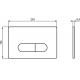 Ideal Standard Система инсталляции с хром. клавишей,R020467/0115