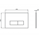 Ideal Standard Система инсталляции с чёрной клавишей,R020467/012