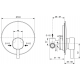 Ideal Standard Ceraline Cмеситель для душа, хром A6940AA