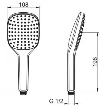 ORAS Hydractiva Rokas duša 1-rež. 243401