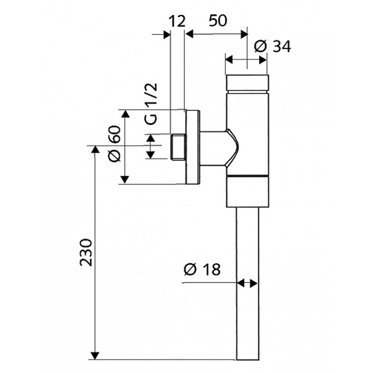 SCHELL Urināla dozators Basic DN15, 024760699