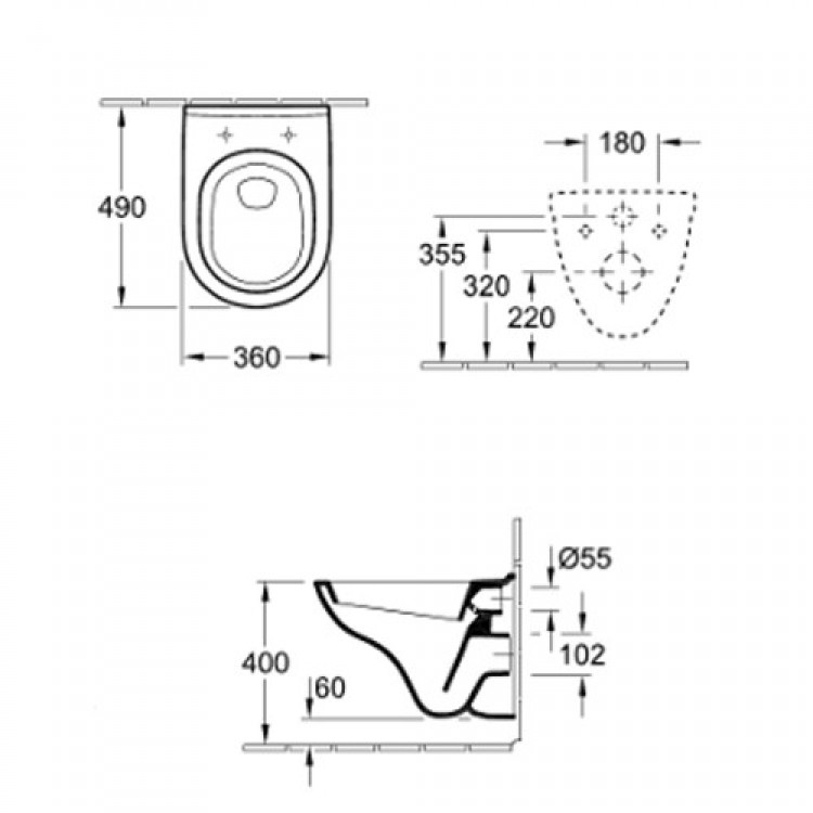 Komplekts VB O.NOVO+Grohe Rapid SL 3in1 38772+5688H