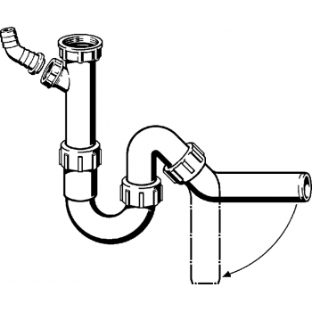 VIEGA Virtuves izlietnes sifons 1 1/2x40 101800