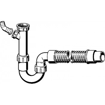 VIEGA Virtuves izlietnes sifons 1 1/2x50/40 101633